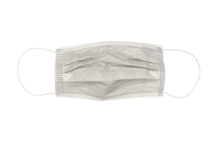 Load image into Gallery viewer, chevron stripe design on white disposable face mask made in usa
