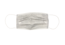 Load image into Gallery viewer, chevron stripe design on white disposable face mask made in usa
