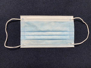 blue disposable face mask made in usa